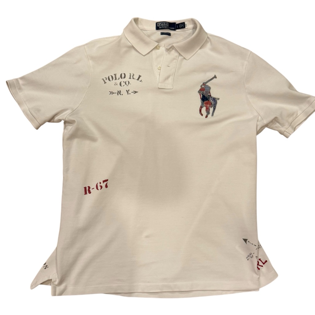 Polo By Ralph Lauren White Polo Shirt “Like New” Only Worn One Time